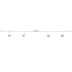 Eglo EASYT SET 4 SPOTS systeem aluminium, kunststof wit / Kunststof wit H: 140 mm