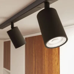 Eglo EASYT SPOT TUBE spot Kunststof zwart H: 140 mm | Ø 55 mm