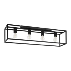 Eglo ELDRICK Plafondarmaturen staal zwart H: 225 mm