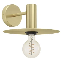 Eglo ESCANDELL Wandlamp staal geelkoper-geborsteld H: 120 mm