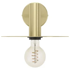 Eglo ESCANDELL Wandlamp staal geelkoper-geborsteld H: 120 mm