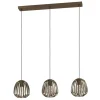 Eglo ESPINAL hanglamp staal brons H: 1100 mm