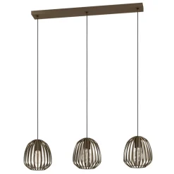 Eglo ESPINAL hanglamp staal brons H: 1100 mm