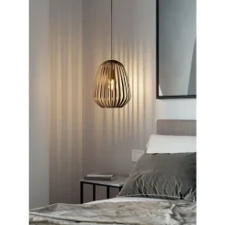 Eglo ESPINAL hanglamp staal brons H: 1100 mm | Ø 280 mm