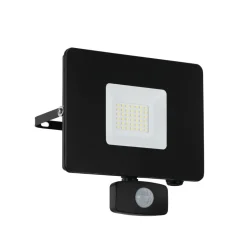 Eglo FAEDO 3 Wandlamp aluminium zwart / Glas helder H: 190 mm