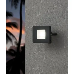 Eglo FAEDO 3 Wandlamp aluminium zwart / Glas helder H: 95 mm