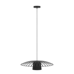 Eglo FELIXKIRK hanglamp staal zwart / staal zwart, goud H: 1100 mm | Ø 570 mm