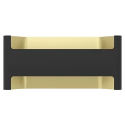 Eglo FELONICHE Wandlamp aluminium zwart, goud / Kunststof transparant H: 100 mm