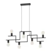 Eglo FEMBARD hanglamp staal zwart H: 1100 mm