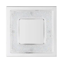 Eglo FRADELO Wand-/plafondlamp staal chroom / kunststof, kristal chroom, helder H: 60 mm