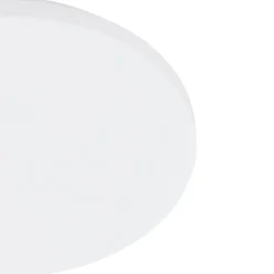 Eglo FRANIA Wand-/plafondlamp staal wit / Kunststof wit H: 70 mm | Ø 330 mm