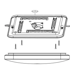 Eglo FRANIA-S Wand-/plafondlamp staal wit / kunststof met kristaleffect wit H: 70 mm