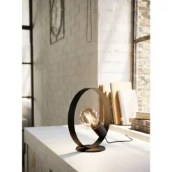 Eglo FRIJOLAS Tafellampen staal zwart H: 245 mm