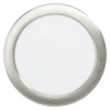 Eglo FUEVA 6 inbouwarmatuur Kunststof nikkel-mat / Kunststof wit H: 40 mm | Ø 168 mm