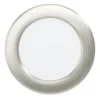 Eglo FUEVA 5 inbouwarmatuur staal nikkel-mat / Kunststof wit Ø 117 mm
