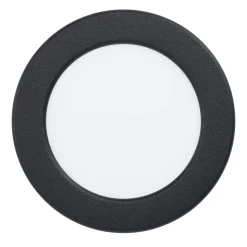 Eglo FUEVA 5 inbouwarmatuur staal zwart / Kunststof wit Ø 117 mm