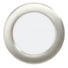 Eglo FUEVA 6 inbouwarmatuur Kunststof nikkel-mat / Kunststof wit H: 40 mm | Ø 119 mm
