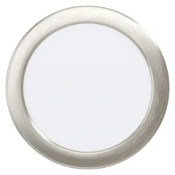 Eglo FUEVA 5 inbouwarmatuur staal nikkel-mat / Kunststof wit Ø 166 mm