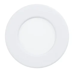 Eglo FUEVA 5 inbouwarmatuur staal wit / Kunststof wit Ø 86 mm