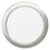Eglo FUEVA 5 inbouwarmatuur staal nikkel-mat / Kunststof wit Ø 166 mm