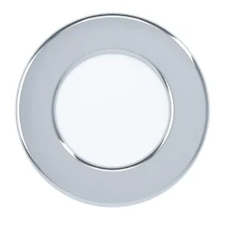 Eglo FUEVA 5 inbouwarmatuur staal chroom / Kunststof wit Ø 86 mm