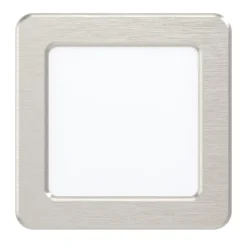 Eglo FUEVA 5 inbouwarmatuur staal nikkel-mat / Kunststof wit