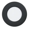 Eglo FUEVA 6 inbouwarmatuur Kunststof zwart / Kunststof wit H: 40 mm | Ø 88 mm