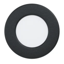 Eglo FUEVA 6 inbouwarmatuur Kunststof zwart / Kunststof wit H: 40 mm | Ø 88 mm