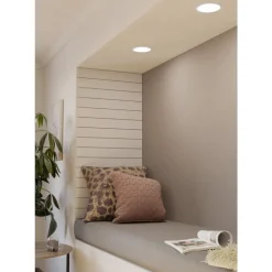 Eglo FUEVA 5 inbouwarmatuur staal wit / Kunststof wit Ø 166 mm