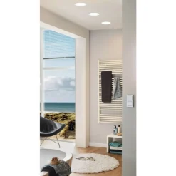 Eglo FUEVA 5 inbouwarmatuur staal wit / Kunststof wit Ø 166 mm