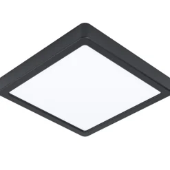 Eglo FUEVA 5 opbouwarmatuur staal zwart / Kunststof wit H: 28 mm