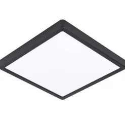 Eglo FUEVA 5 opbouwarmatuur staal zwart / Kunststof wit H: 28 mm