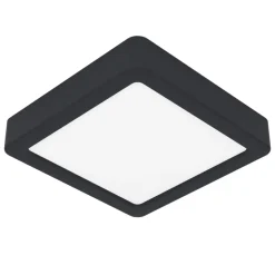 Eglo FUEVA 5 opbouwarmatuur staal zwart / Kunststof wit H: 28 mm