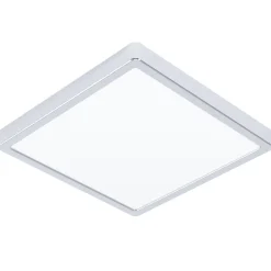 Eglo FUEVA 5 opbouwarmatuur staal chroom / Kunststof wit H: 30 mm