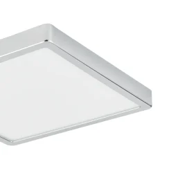 Eglo FUEVA 5 opbouwarmatuur staal chroom / Kunststof wit H: 30 mm