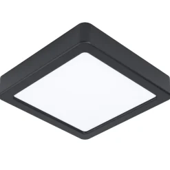 Eglo FUEVA 5 opbouwarmatuur staal zwart / Kunststof wit H: 28 mm