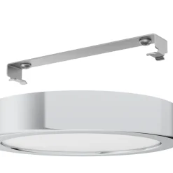 Eglo FUEVA 5 opbouwarmatuur staal chroom / Kunststof wit H: 28 mm | Ø 160 mm