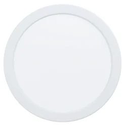 Eglo FUEVA 5 opbouwarmatuur staal wit / Kunststof wit H: 28 mm | Ø 210 mm