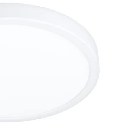 Eglo FUEVA 5 opbouwarmatuur staal wit / Kunststof wit H: 28 mm | Ø 285 mm