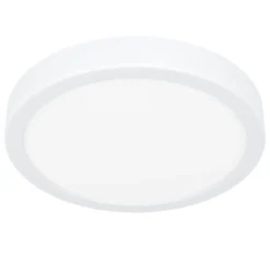 Eglo FUEVA 5 opbouwarmatuur staal wit / Kunststof wit H: 28 mm | Ø 210 mm