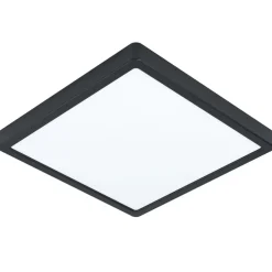 Eglo FUEVA 5 opbouwarmatuur staal zwart / Kunststof wit H: 30 mm