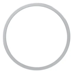 Eglo FUEVA 5 opbouwarmatuur staal chroom / Kunststof wit H: 28 mm | Ø 285 mm