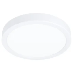 Eglo FUEVA 5 opbouwarmatuur staal wit / Kunststof wit H: 28 mm | Ø 210 mm