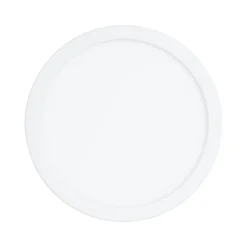 Eglo FUEVA 5 opbouwarmatuur staal wit / Kunststof wit H: 28 mm | Ø 210 mm