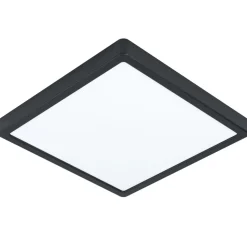 Eglo FUEVA 5 opbouwarmatuur staal zwart / Kunststof wit H: 28 mm