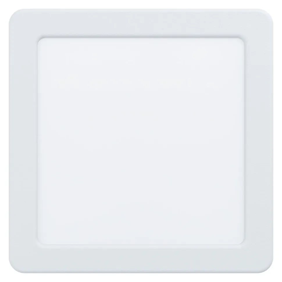 Eglo FUEVA 5 opbouwarmatuur staal wit / Kunststof wit H: 28 mm