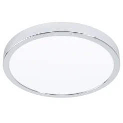 Eglo FUEVA 5 opbouwarmatuur staal chroom / Kunststof wit H: 28 mm | Ø 285 mm