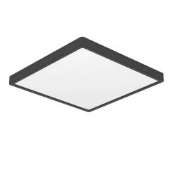 Eglo FUEVA 6 Plafondarmaturen Kunststof zwart / Kunststof wit H: 25 mm