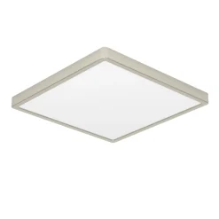 Eglo FUEVA 6 Plafondarmaturen staal nikkel-mat / Kunststof wit H: 25 mm