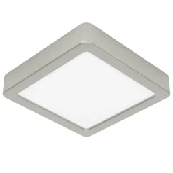 Eglo FUEVA 6 Plafondarmaturen staal nikkel-mat / Kunststof wit H: 25 mm